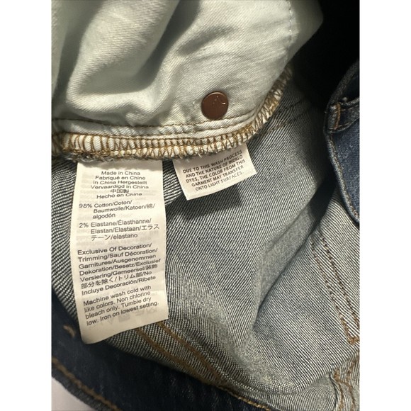 Madewell Size 29 The Perfect Vintage Crop Jeans Button Fly Barnsdale Wash - Picture 15 of 16